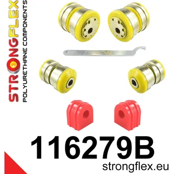 Silentblok nápravy 116279B: Strongflex Sada silentbloků předního zavěšení 20mm