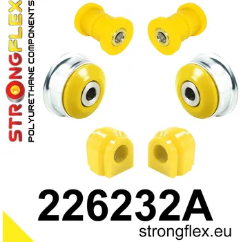 Silentblok nápravy 226232A: Strongflex Sada silentbloků předního zavěšení varianta SPORT 18,5mm 221955