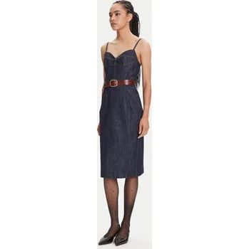 Dámské šaty Miss Sixty 6S1DJ49400 Džínové šaty Blue Black Denim F26 XL