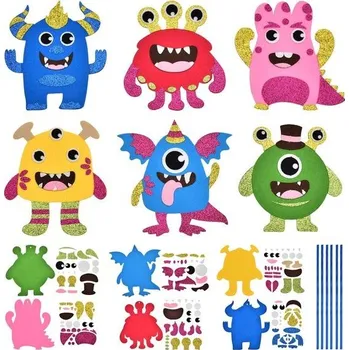 kreativní sada 6 sad monster QIURUYUE DY004