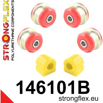 Silentblok nápravy 146101B: Strongflex Sada silentbloků předního zavěšení 21,5mm 051832 141500 - 56mm