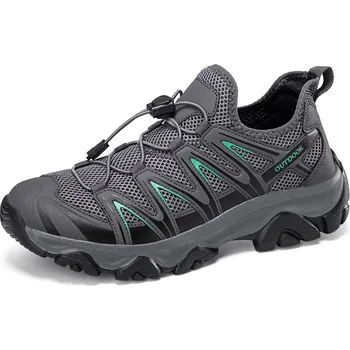 Pánské tenisky Unisex prodyšné outdoorové tenisky na turistiku Barva: Šedá, Velikost: 39