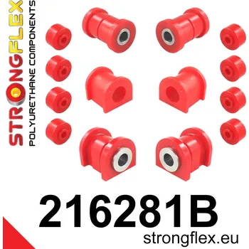 Silentblok nápravy 216281B: Strongflex Sada silentbloků předního zavěšení Custom 212034 4pcs - Glanza