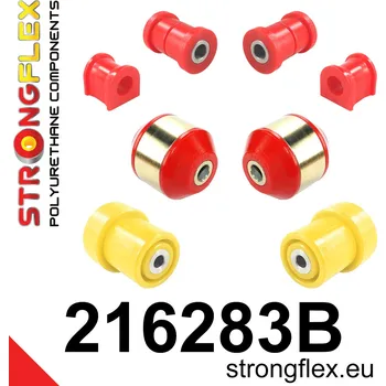 Silentblok nápravy 216283B: Strongflex Sada silentbloků předního a zadního zavěšení 25mm 212020 - 12mm