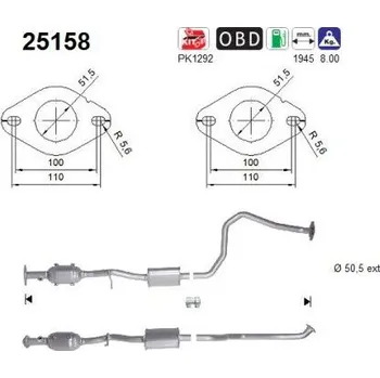 Katalyzátor Katalyzátor AS 25158