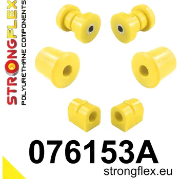 Silentblok nápravy 076153A: Strongflex Sada silentbloků předního zavěšení varianta SPORT 21mm 071475 - 14mm 071463