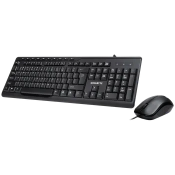 Klávesnice GIGABYTE Set klávesnice + myš GK-KM6300, Drátová USB, EN