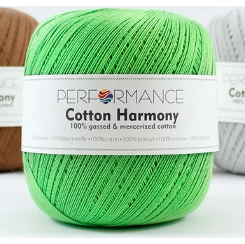 Příze Performance Bavlněná příze Cotton Harmony 0333 - zelená 100g 560m