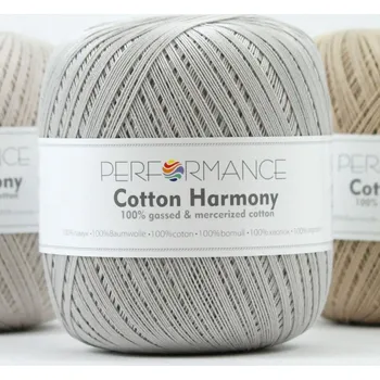 Příze Performance Bavlněná příze Cotton Harmony 2007 - šedá 100g 560m