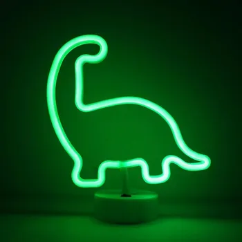 Noční světlo Neon Night Table Lamp Dinosaur 16
