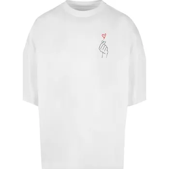 K Heart Huge Tee - white 5XL