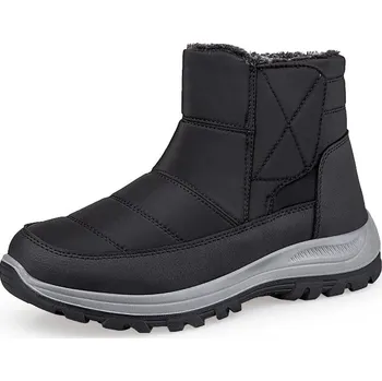 Pánská zimní obuv Zimní unisex boty s kožíškem Barva: Černá, Velikost: 36