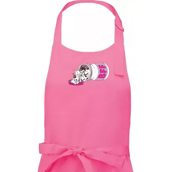 Kuchyňská zástěra Bullterrier Friends Forever růžové (Pecka design) - Pánská zástěra na vaření - Univerzální velikost ( Růžová )