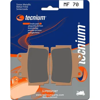 Nářadí na motocykly Brzdové destičky TECNIUM Street Performance Sintered Metal - MF70 MF70