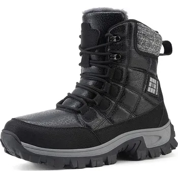 Pánská zimní obuv Zimní outdoorové boty s a protiskluzovou podrážkou Barva: Černá, Velikost: 38
