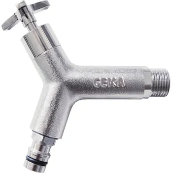 Příslušenství k čerpadlu Karasto Armaturenfabrik Oehler GmbH GEKA zahradní ventil sedlový 3/4" s rychlospojkou 46.8123