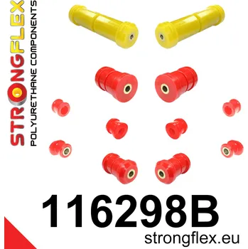 Silentblok nápravy 116298B: Strongflex Sada silentbloků předního zavěšení 24mm 111814 -