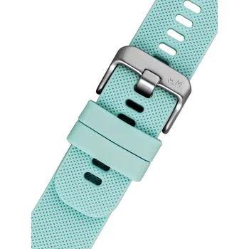 Řemínek na hodinky Silikonový řemínek Morellato Byte 5654187.076 M, zelený, Quick Release - 22 mm