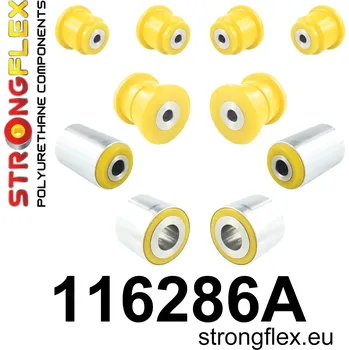 Silentblok nápravy 116286A: Strongflex Sada silentbloků předního zavěšení varianta SPORT
