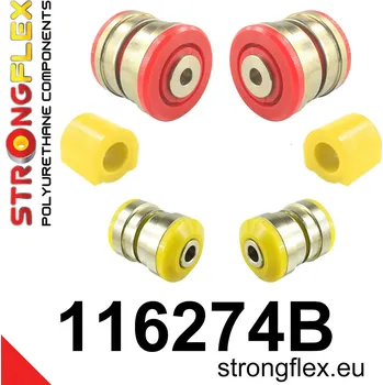 Silentblok nápravy 116274B: Strongflex Sada silentbloků předního zavěšení 26mm