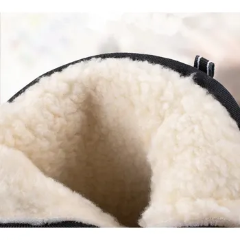 Pánská zimní obuv Zateplené zimní boty s vysokým střihem a protiskluzovou podrážkou Barva: Červená, Velikost: 38