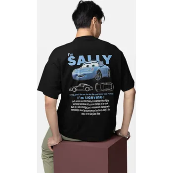 Pánské tričko unisex tričko s potiskem aut a kulatým výstřihem Velikost: M, Barva (Varianta): 607768947