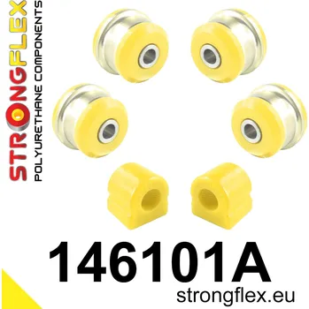 Silentblok nápravy 146101A: Strongflex Sada silentbloků předního zavěšení varianta SPORT Custom 051832 141500 - 56mm