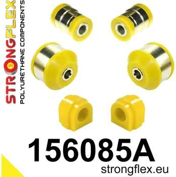 Silentblok nápravy 156085A: Strongflex Sada silentbloků předního zavěšení varianta SPORT 22,5mm 151593