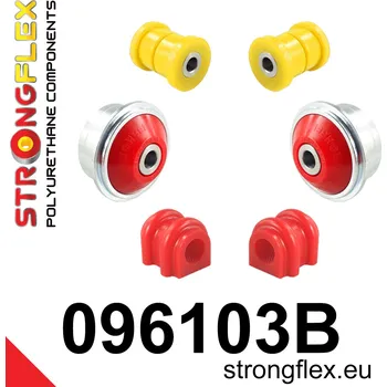 Silentblok nápravy 096103B: Strongflex Sada silentbloků předního zavěšení 23mm
