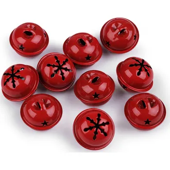 Vánoční dekorace Rolničky Ø30 mm Varianta: 2 červená, Balení: 10 ks