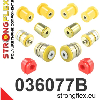 Silentblok nápravy 036077B: Strongflex Sada silentbloků předního zavěšení Custom -