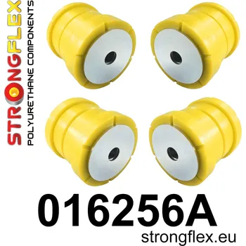 Silentblok nápravy 016256A: Strongflex Sada silentbloků zadního nosníku varianta SPORT