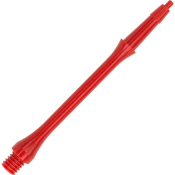 Příslušenství pro šipky Násadky na šipky Harrows Clic krátké, červené, Slim, 23mm