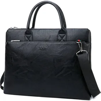 Kožená business aktovka na notebook 14 palců Barva: 8862 Černá