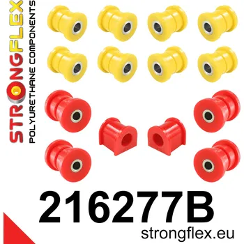 Silentblok nápravy 216277B: Strongflex Sada silentbloků zadního zavěšení 13mm