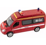 Auto hasiči 15cm se světlem a zvukem na zpětné natažení