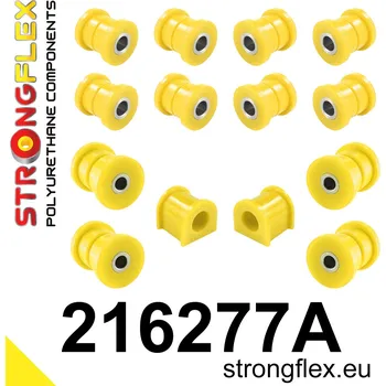 Silentblok nápravy 216277A: Strongflex Sada silentbloků zadního zavěšení varianta SPORT 13mm
