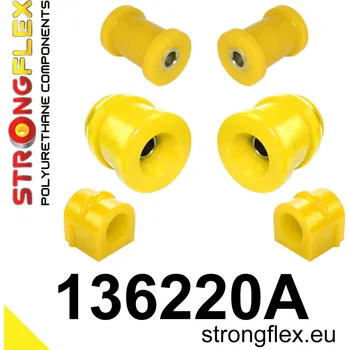 Silentblok nápravy 136220A: Strongflex Sada silentbloků předního zavěšení varianta SPORT 25mm 131776