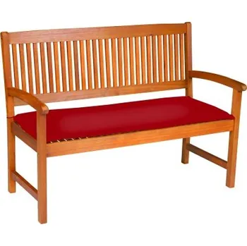 Zahradní lavice Doppler Sedák LIFE na 2-místnou lavici 120 x 45 x 4 cm, červená