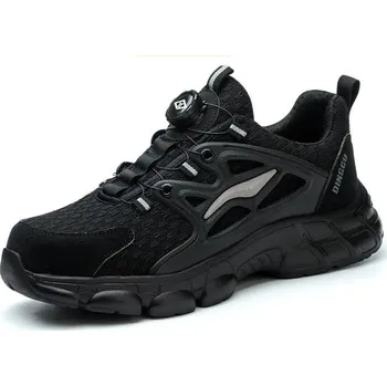 Pánská obuv Bezpečnostní obuv s rotačním zapínáním a ochranou proti nárazu Velikost: 38, Barva (Varianta): Black Button