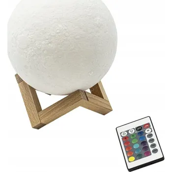 Noční světlo Night Lamp Moon 12cm RGB Remote