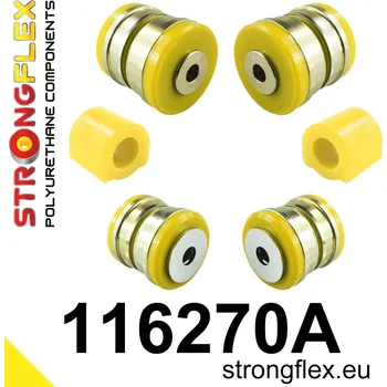 Silentblok nápravy 116270A: Strongflex Sada silentbloků předního zavěšení varianta SPORT 26mm