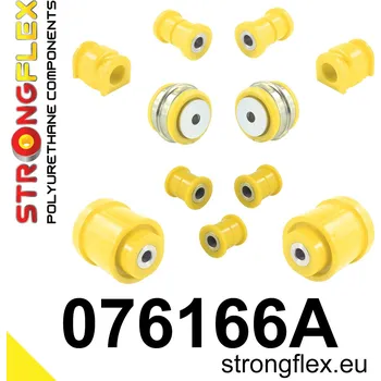 Silentblok nápravy 076166A: Strongflex Kompletní sada silentbloků pro zavěšení varianta SPORT 19mm 070003 14mm