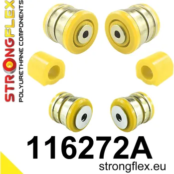 Silentblok nápravy 116272A: Strongflex Sada silentbloků předního zavěšení varianta SPORT Custom