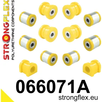 Silentblok nápravy 066071A: Strongflex Sada silentbloků zadního zavěšení varianta SPORT Custom