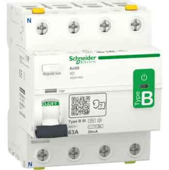 Proudový chránič Schneider Electric A9Z61463 Proudový chránič iID 4P 63A 30mA typ B-SI 400V