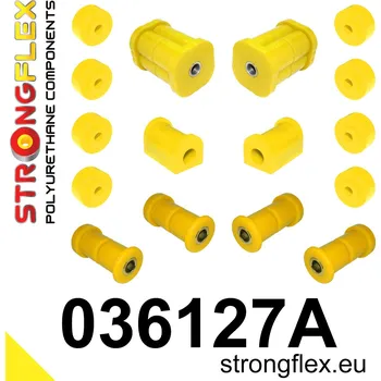 Silentblok nápravy 036127A: Strongflex Sada silentbloků zadního zavěšení varianta SPORT 19mm 4 x 031860A eccentric bush