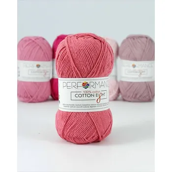 Příze Performance Bavlněná příze Cotton Eight 1060 - růžová 50g 175m