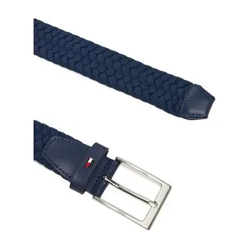 Opasek Pánský pásek Tommy Hilfiger Layton Elastic AM0AM13570 Modrá 80