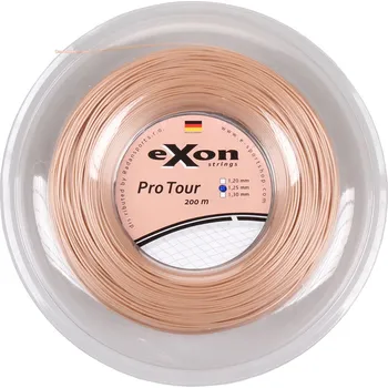 Struna na výplet tenisové rakety Exon Pro tour struna pro výplet tenisových raket 1,25 mm 200 m Cappuccino